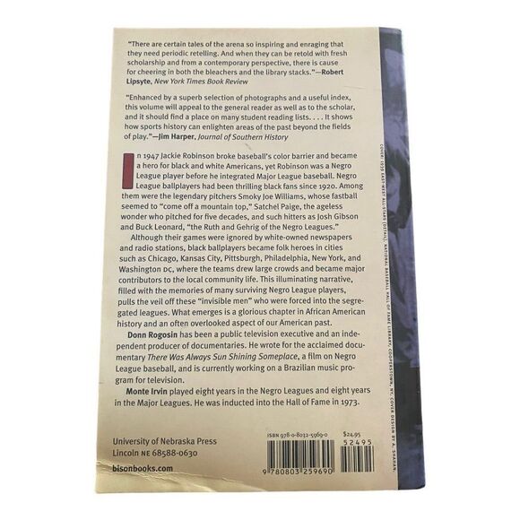 Invisible Men: Life in Baseball's Negro Leagues (7th Edition) Book - Picture 3 of 3